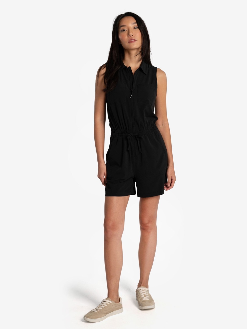 Lolë Momentum Romper Black Shorts One Piece Medium Active NEW W Tags Outdoor